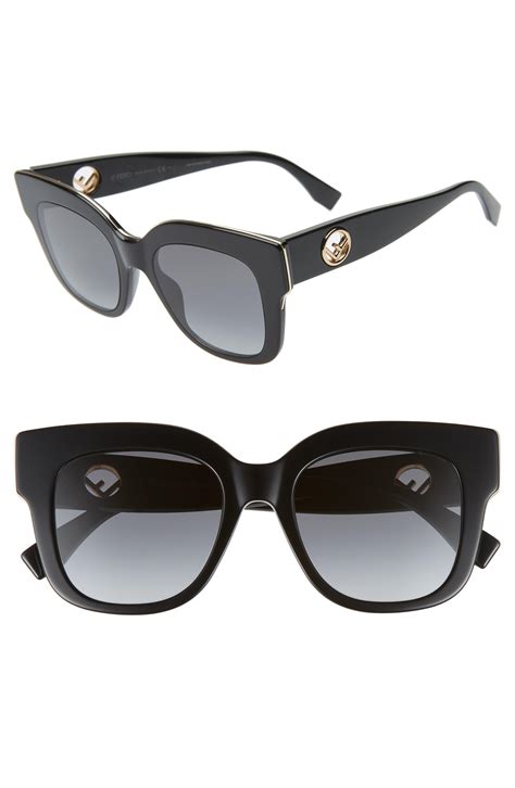 fendi round logo-lenses sunglasses|fendi glasses frames for women.